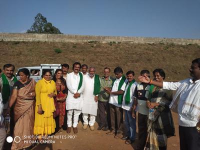 With Kisan Morcha State Office Bearers at Belgavi